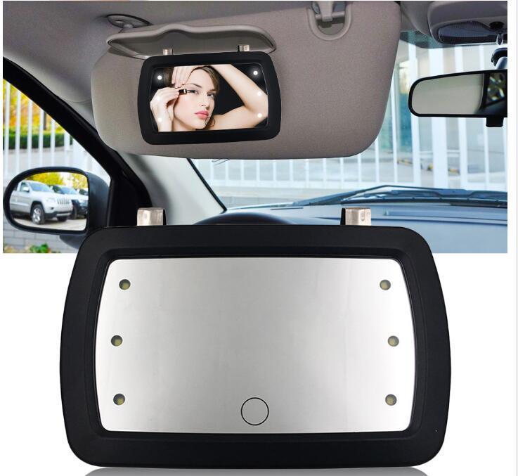 Universal Sun Visor Makeup Mirror With Touch