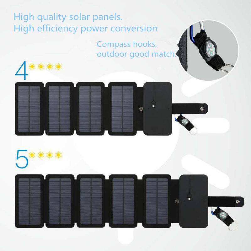 Portable Outdoor Folding Solar Panel Charger